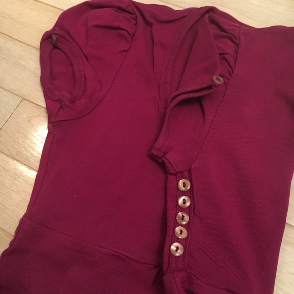 VS Moda International Purple T-shirt Top XS - Picture 3 of 8